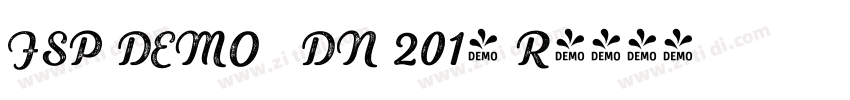 FSP DEMO   DN 2014 R字体转换